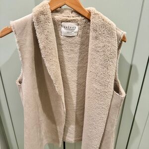 Faux Shearling Vest by Velvet
